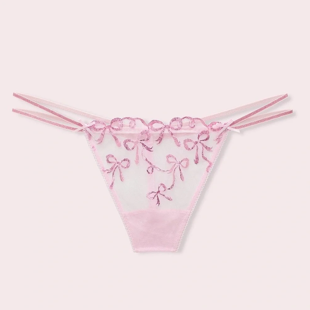 LoveShackFancy X PINK Strappy V String Panty